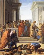 Eustache Le Sueur Saint Paul Preaching at Ephesus china oil painting reproduction